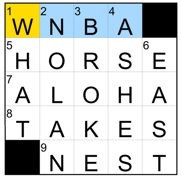 Today’s NYT Mini Crossword Answers for Wednesday, Aug. 12